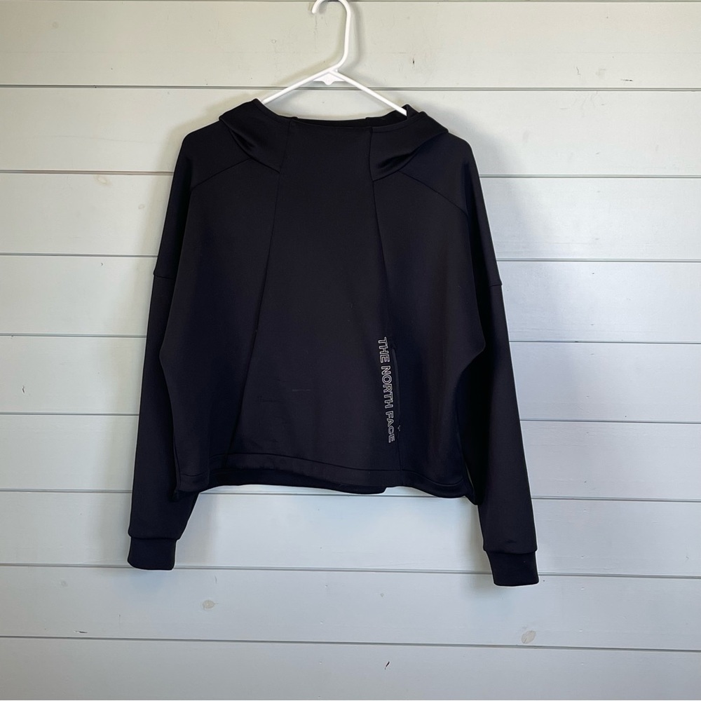 The north face black athletic hoodie women's size medium